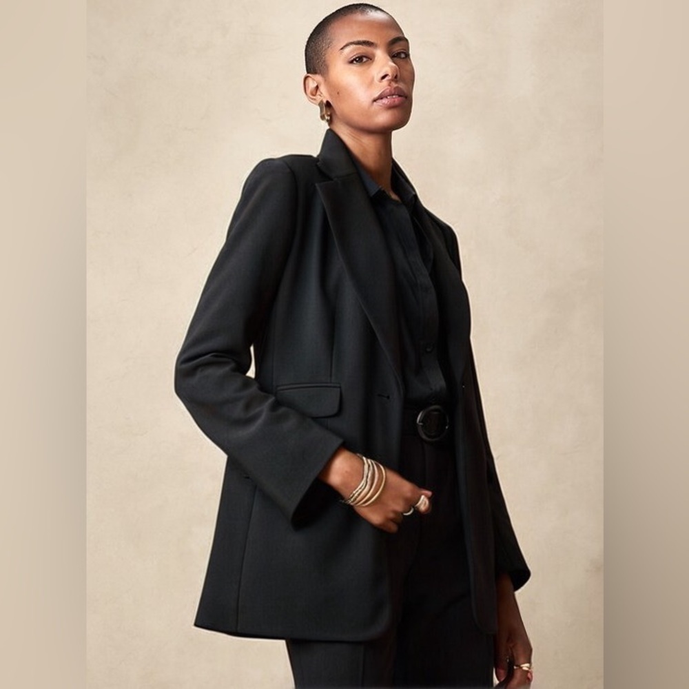 NWT! Banana Republic Black Riding Jacket Blazer 💙
